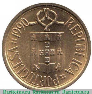 10 эскудо (escudos) 1990 года   Португалия