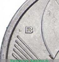 Деталь монеты 1 франк (franc) 1943 года В  Франция