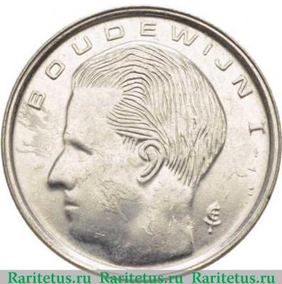 1 франк (franc) 1990 года  BELGIE Бельгия