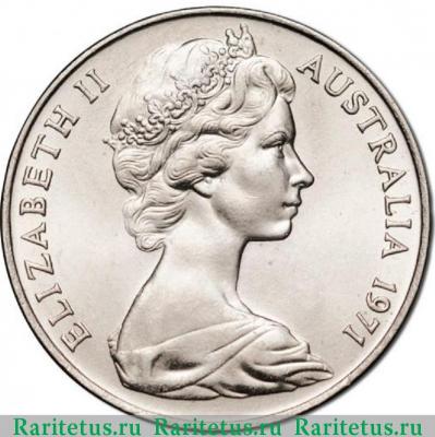 20 центов (cents) 1971 года   Австралия