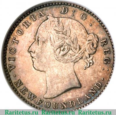 10 центов (cents) 1888 года   Ньюфаундленд