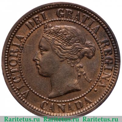 1 цент (cent) 1876 года   Канада