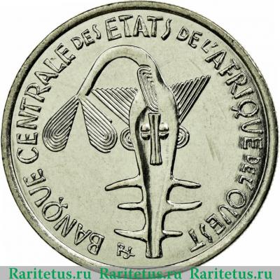 100 франков (francs) 2005 года   Западная Африка (BCEAO)
