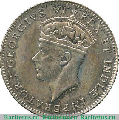 50 центов (cents) 1944 года   Британская Восточная Африка
