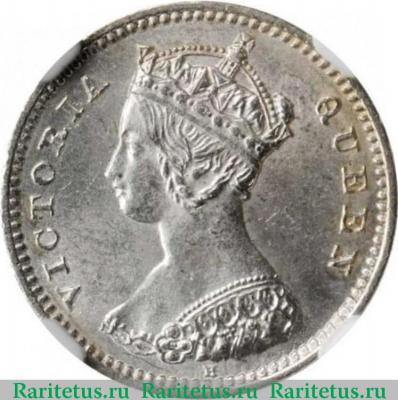 10 центов (cents) 1882 года   Гонконг