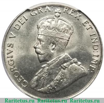 5 центов (cents) 1924 года   Канада