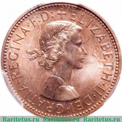 1/2 пенни (penny) 1961 года   Австралия