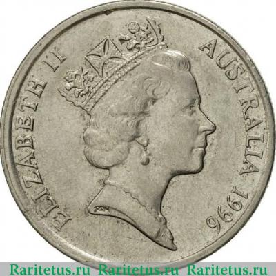 20 центов (cents) 1996 года   Австралия