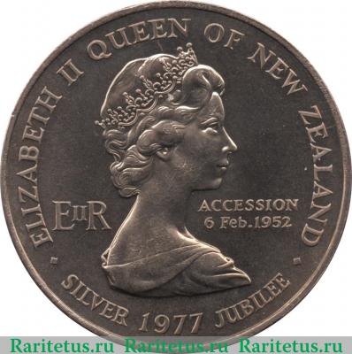 1 доллар (dollar) 1977 года  BU Новая Зеландия