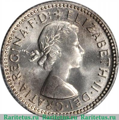 6 пенсов (pence) 1959 года   Австралия