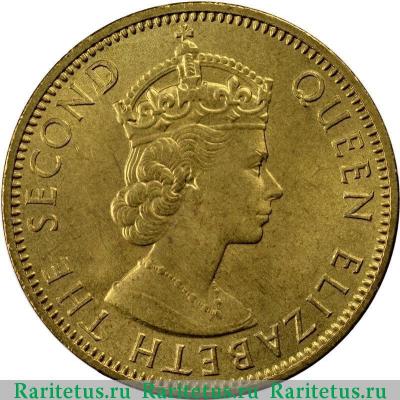 1/2 пенни (half penny) 1964 года   Ямайка