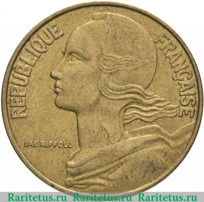 20 сантимов (centimes) 1978 года   Франция