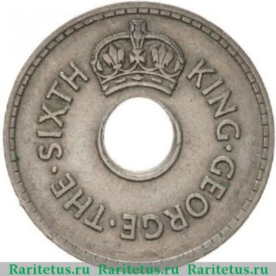1 пенни (penny) 1949 года   Фиджи