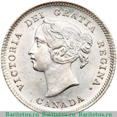 5 центов (cents) 1899 года   Канада