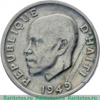 10 сантимов (centimes) 1949 года   Гаити