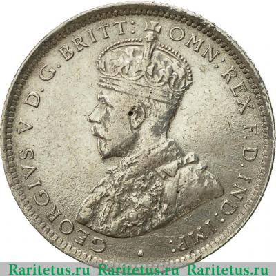 1 шиллинг (shilling) 1919 года   Британская Западная Африка