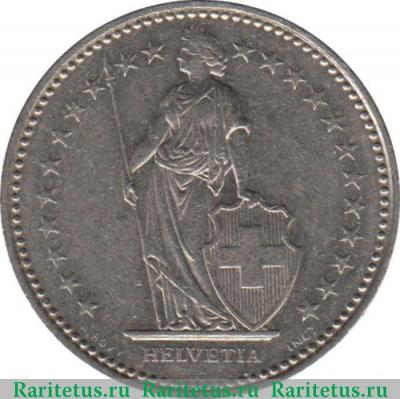 1 франк (franc) 1978 года   Швейцария