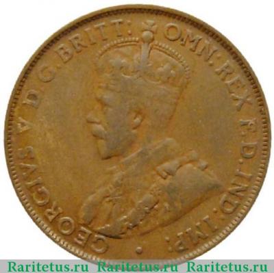 1 пенни (penny) 1923 года   Австралия
