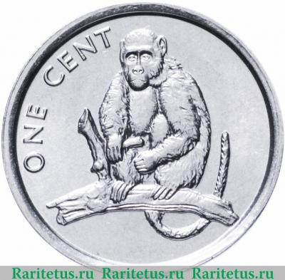 Реверс монеты 1 цент (cent) 2003 года   Острова Кука