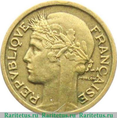 1 франк (franc) 1940 года   Франция