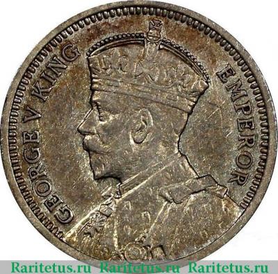 3 пенса (pence) 1934 года   Южная Родезия