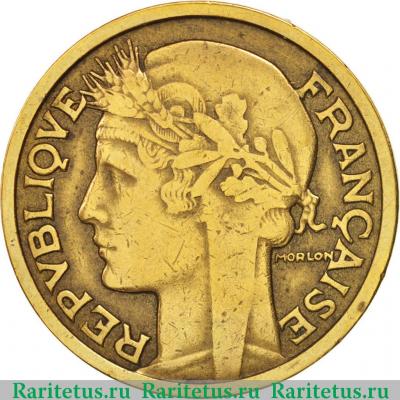 2 франка (francs) 1934 года   Франция