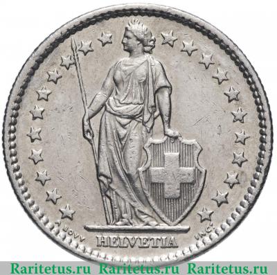 2 франка (francs) 1978 года   Швейцария