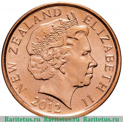 10 центов (cents) 2012 года   Новая Зеландия