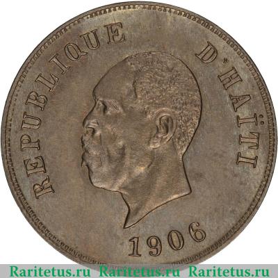 10 сантимов (centimes) 1906 года   Гаити
