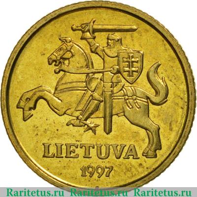 10 центов (centu) 1997 года   Литва