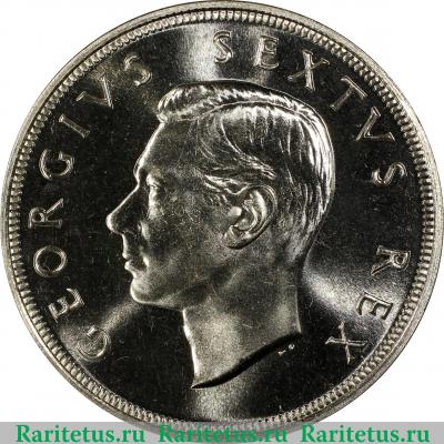 5 шиллингов (shillings) 1951 года   ЮАР