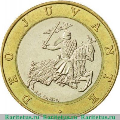 10 франков (francs) 1991 года   Монако
