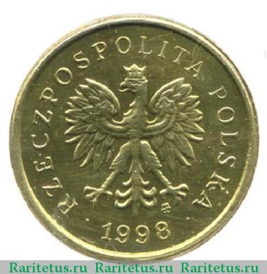 2 гроша (grosze) 1998 года   Польша