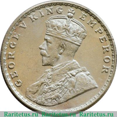 1 рупия (rupee) 1919 года ♦  Индия (Британская)