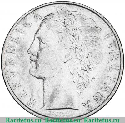 100 лир (lire) 1964 года   Италия