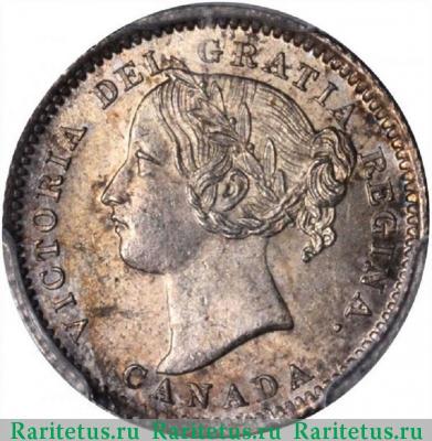 10 центов (cents) 1899 года   Канада