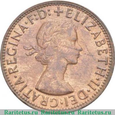 1 пенни (penny) 1962 года   Австралия
