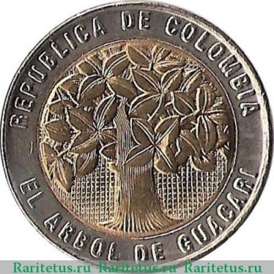 500 песо (pesos) 2011 года   Колумбия