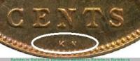 Деталь монеты 5 центов (cents) 1939 года KN  Британская Восточная Африка