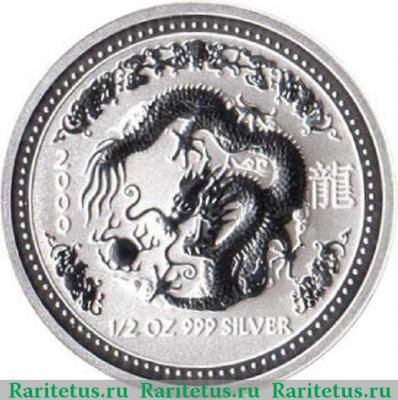 Реверс монеты 50 центов (cents) 2000 года   Австралия proof