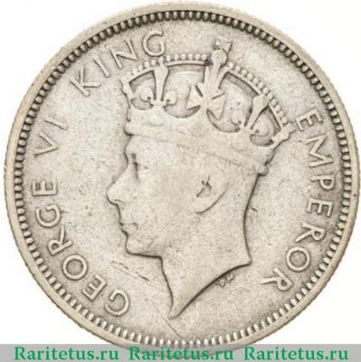 1 шиллинг (shilling) 1937 года   Фиджи