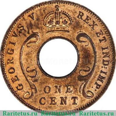 1 цент (cent) 1935 года   Британская Восточная Африка