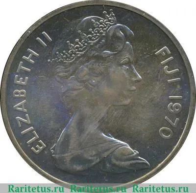 1 доллар (dollar) 1970 года   Фиджи