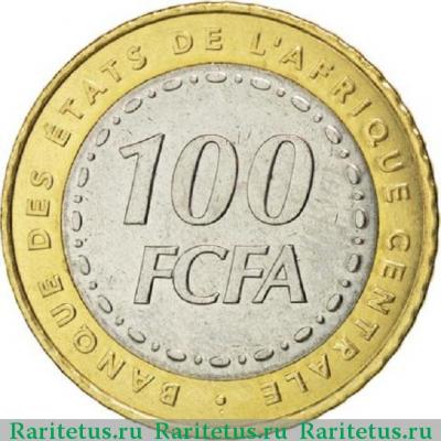 100 франков (francs) 2006 года   Западная Африка (BCEAO)