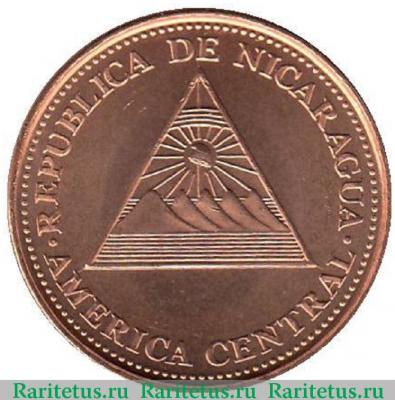 5 сентаво (centavos) 2002 года   Никарагуа
