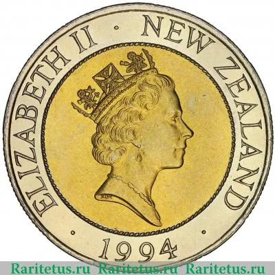50 центов (cents) 1994 года   Новая Зеландия