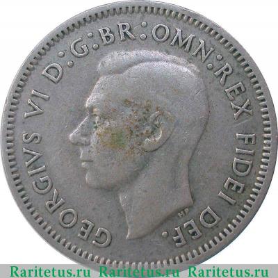 6 пенсов (pence) 1951 года PL  Австралия