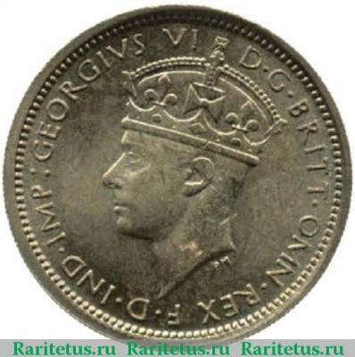 6 пенсов (pence) 1942 года   Британская Западная Африка