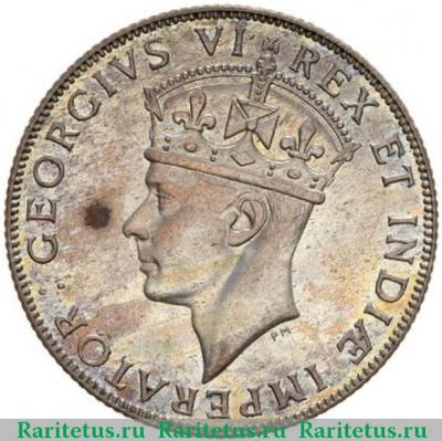 1 шиллинг (shilling) 1941 года   Британская Восточная Африка