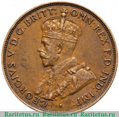 1 пенни (penny) 1935 года   Австралия